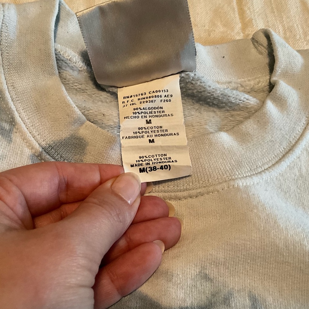 Women’s Hanes Tie Dye Crew Neck Sweatshirt size M - Picture 6 of 8